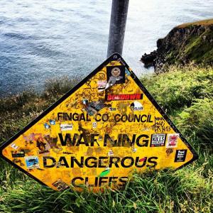dangerous cliffs